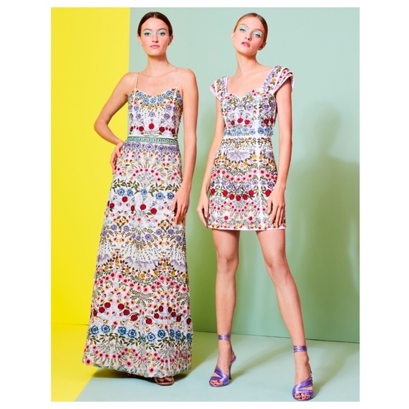 ALICE + OLIVIA Roz Crystal Beaded Mini Dress - Picture 8 of 17